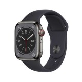 Apple Watch Series 8 Graphite Stainless Steel Case with Sport Band