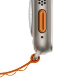 Apple Watch Ultra GPS + Cellular 49mm Titanium Case with Orange Alpine Loop - Small