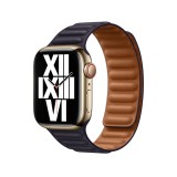 Apple Watch 41mm Ink Leather Link - S/M