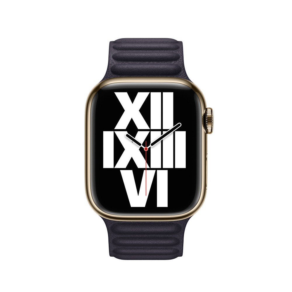 Apple Watch 41mm Ink Leather Link - S/M