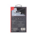 ตัวแปลง TECHPRO Adapter OTG USB-A Male to USB-C + USB-C Male to USB-A (3.0A) Female (2xPack) Black