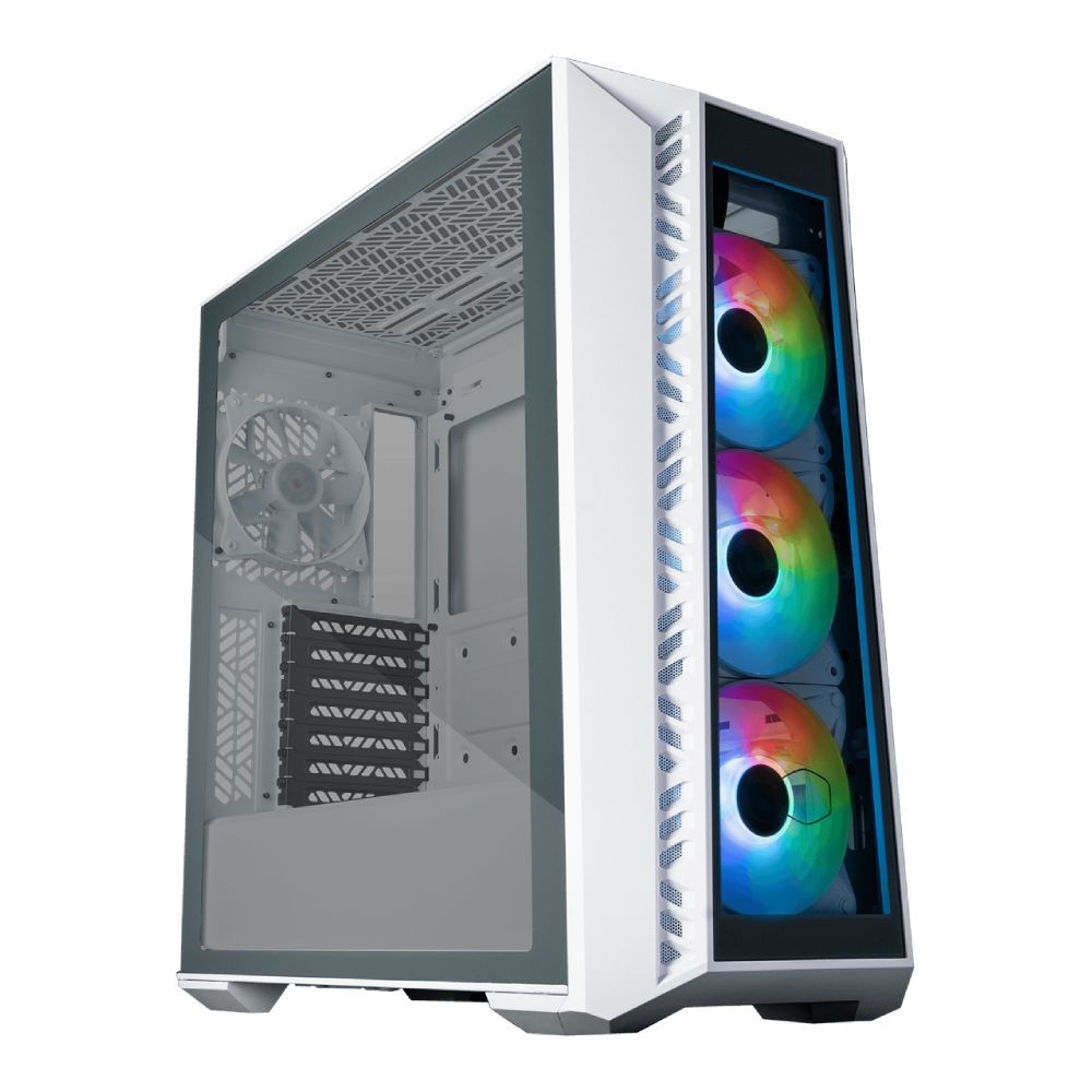 เคสคอมพิวเตอร์ Cooler Master Computer Case Masterbox 520 TG White