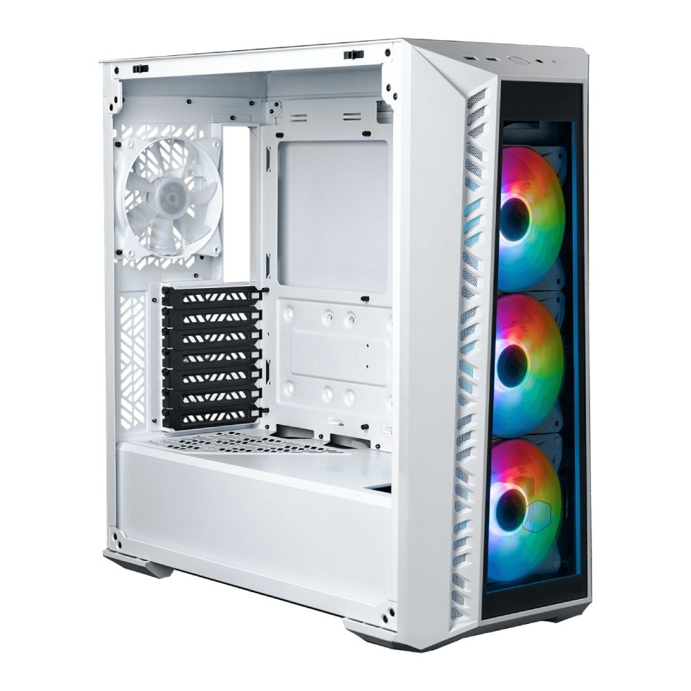เคสคอมพิวเตอร์ Cooler Master Computer Case Masterbox 520 TG White