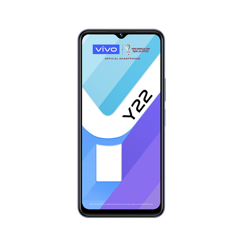 สมาร์ทโฟน vivo Y22 (4+64GB) Starlit Blue