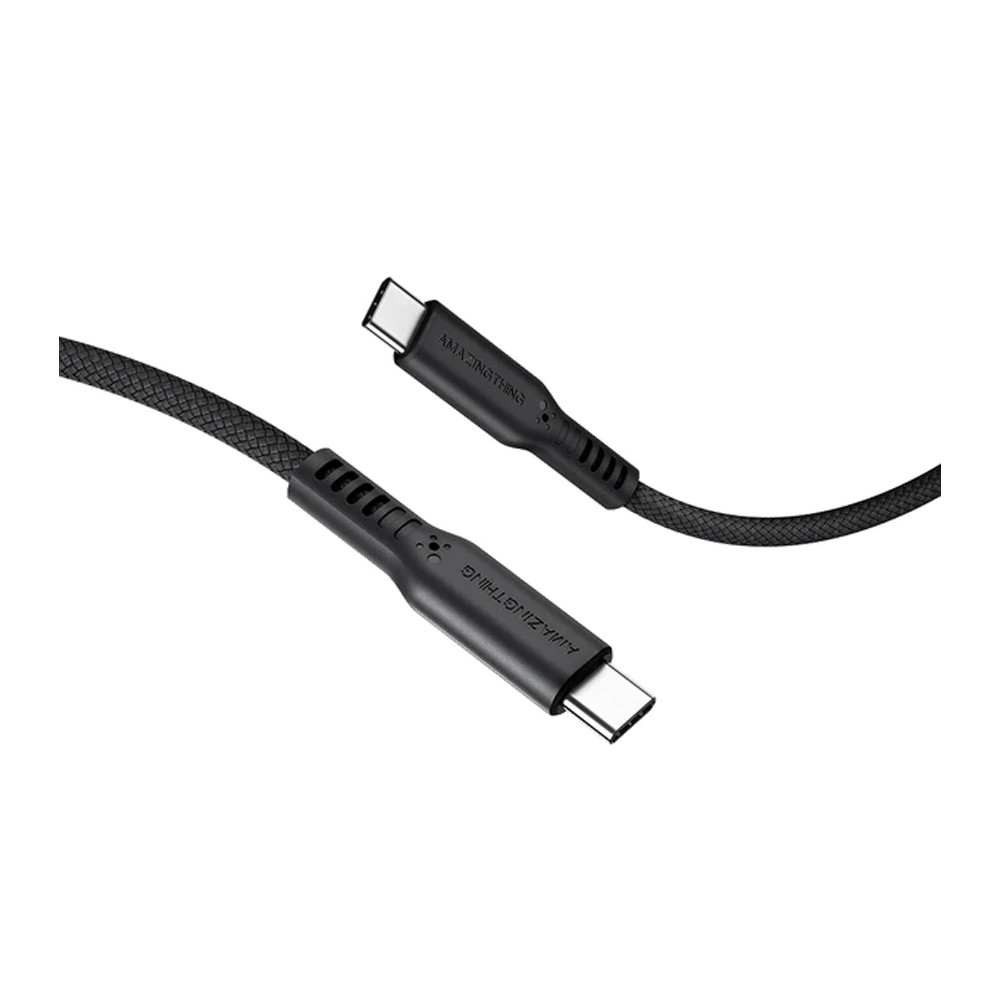 AMAZINGthing USB-C to USB-C Cable Antimicrobial Speed Pro 60W 2.1M Black