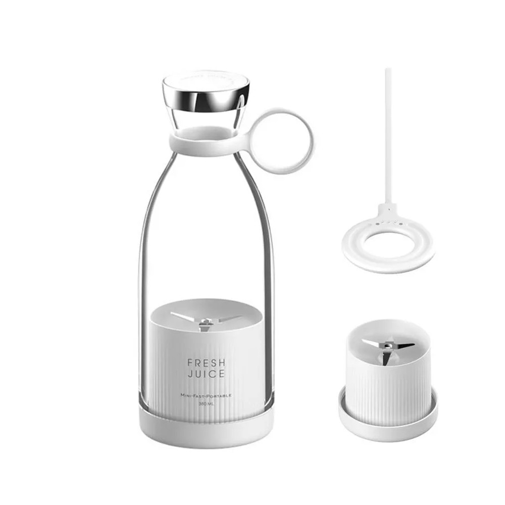 แก้วปั่นพกพา Fresh Juice Portable Blender White