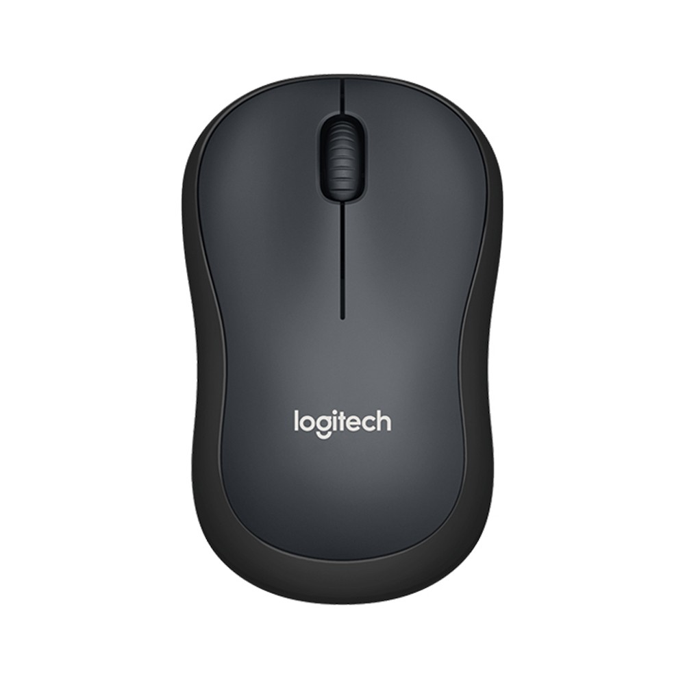 เมาส์ไร้สาย Logitech Wireless Mouse Silent M221 Charcoal