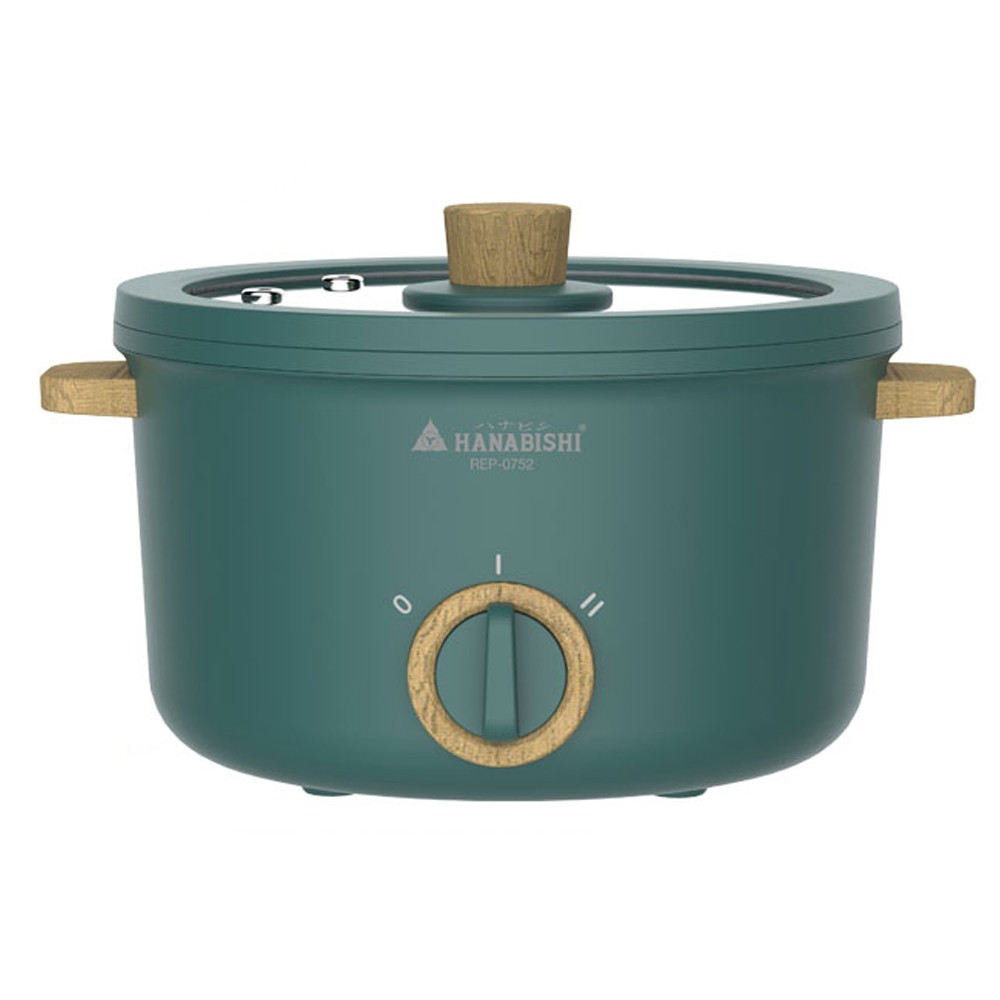 หม้ออเนกประสงค์ HANABISHI 2.5 ลิตร รุ่น REP-0752 Green