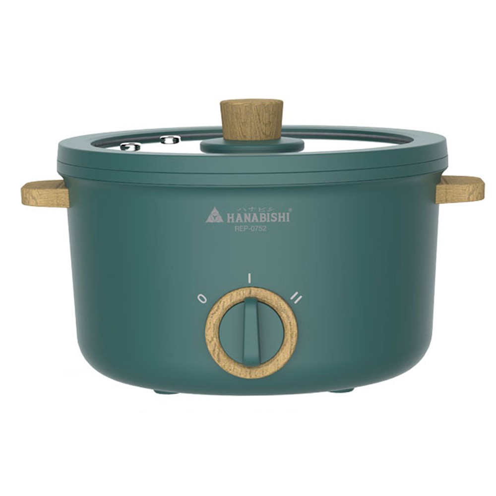 หม้ออเนกประสงค์ HANABISHI 2.5 ลิตร รุ่น REP-0752 Green