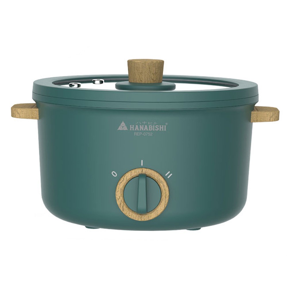 หม้ออเนกประสงค์ HANABISHI 2.5 ลิตร รุ่น REP-0752 Green