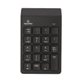คีย์บอร์ดตัวเลขไร้สาย TECHPRO Wireless Numeric Keypad TK03 Black
