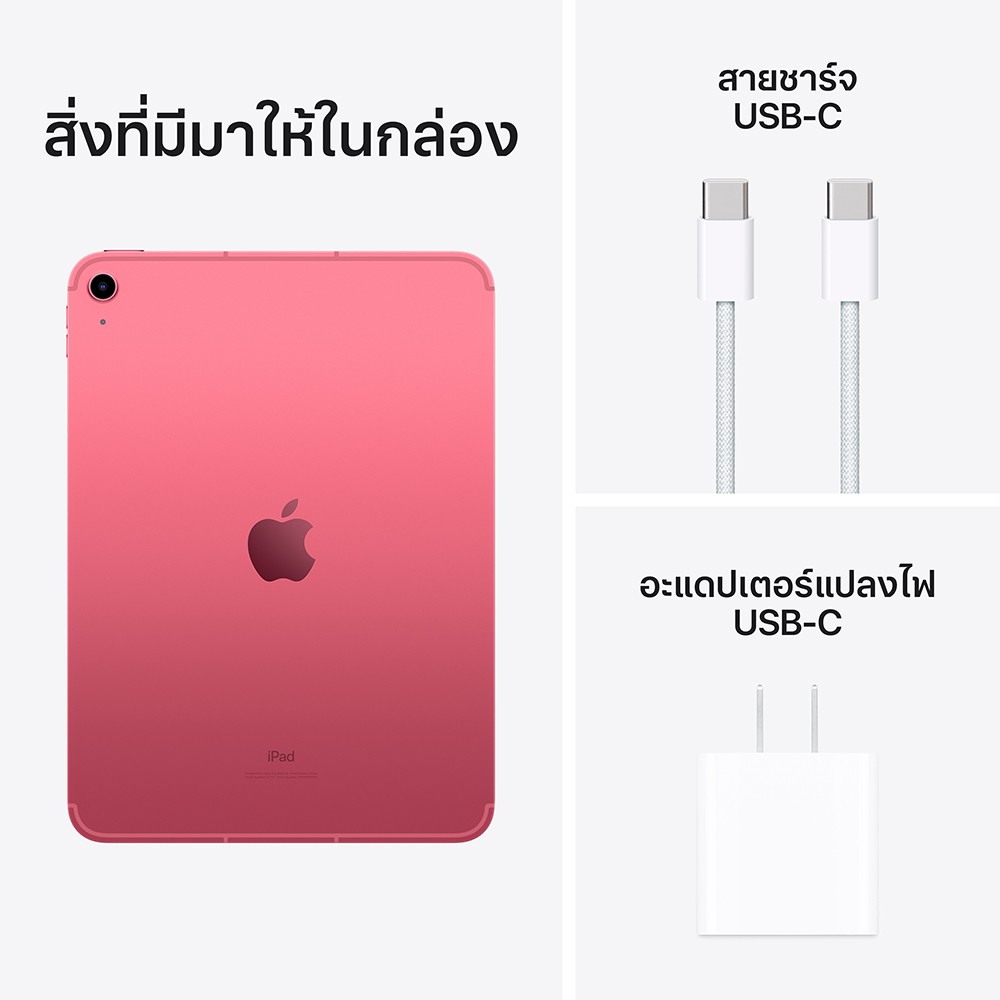 Apple iPad 10.9-inch Wi-Fi + Cellular 256GB Pink 2022 (10th Gen)