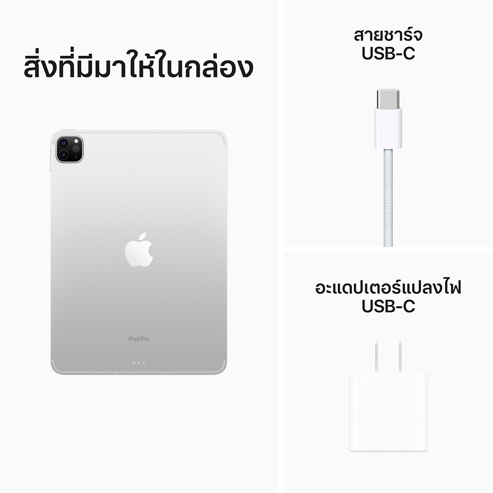 Apple IPad Pro 11 inch Wi Fi Cellular 128GB Silver 2022 4th Gen 