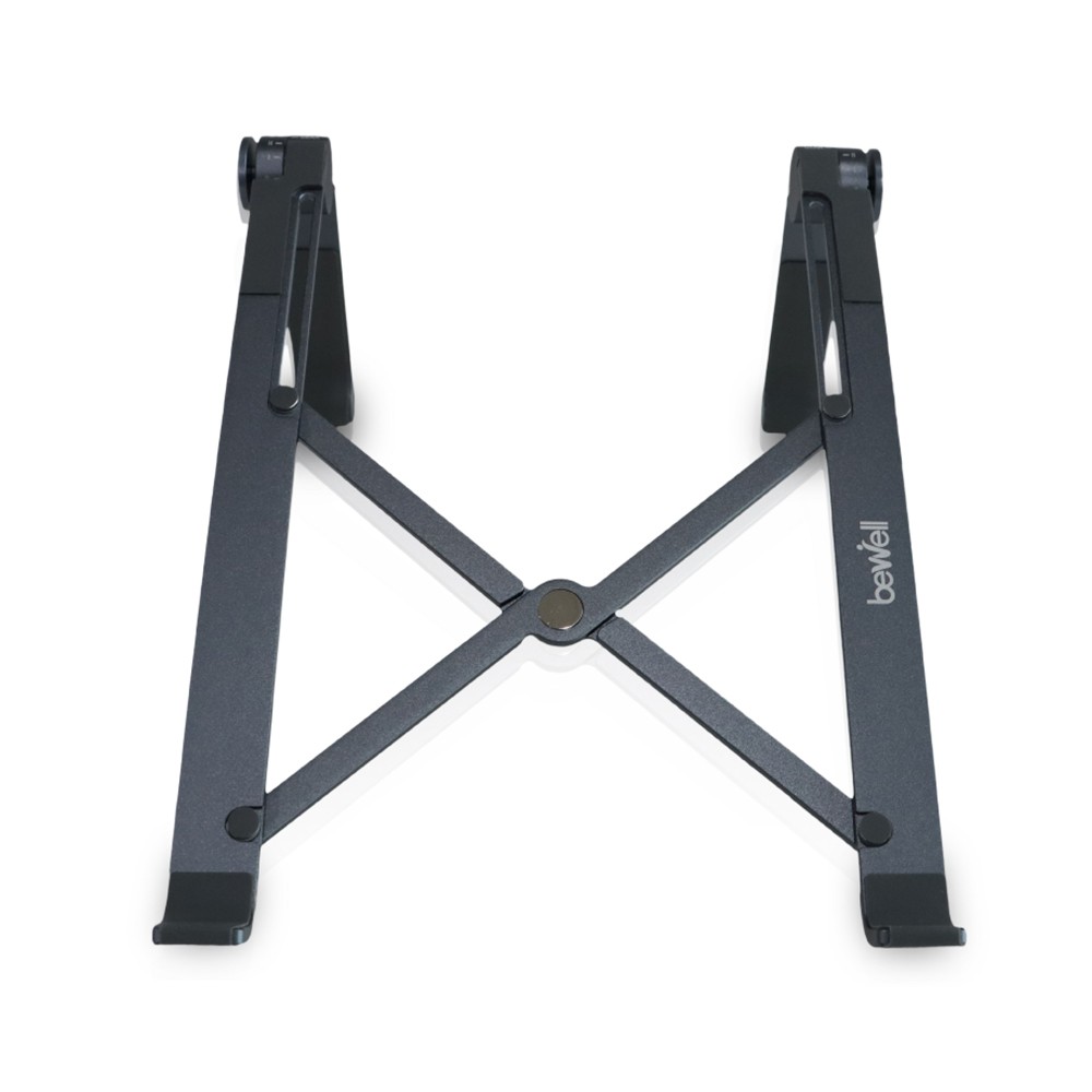 แท่นวางโน๊ตบุ๊คเพื่อสุขภาพ Bewell Ergonomic Laptop Stand (OF-011) Metallic