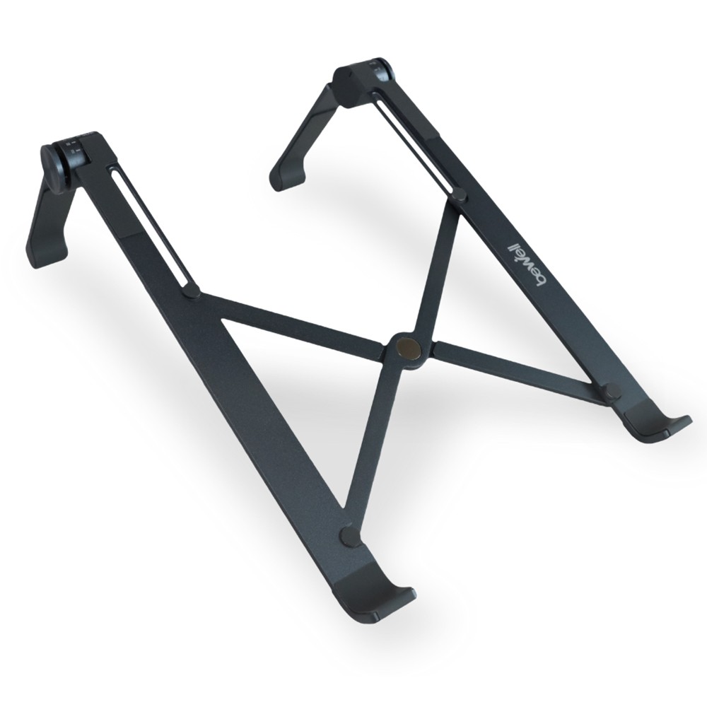 แท่นวางโน๊ตบุ๊คเพื่อสุขภาพ Bewell Ergonomic Laptop Stand (OF-011) Metallic