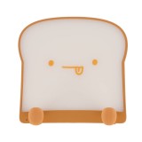 โคมไฟตั้งโต๊ะ QPLUS Toast Bread LED Night Lamp - Cute face