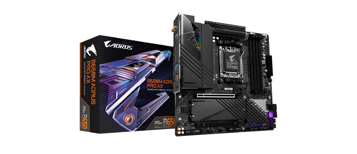 เมนบอร์ด Gigabyte B650M AORUS PRO AX (rev 1.0)