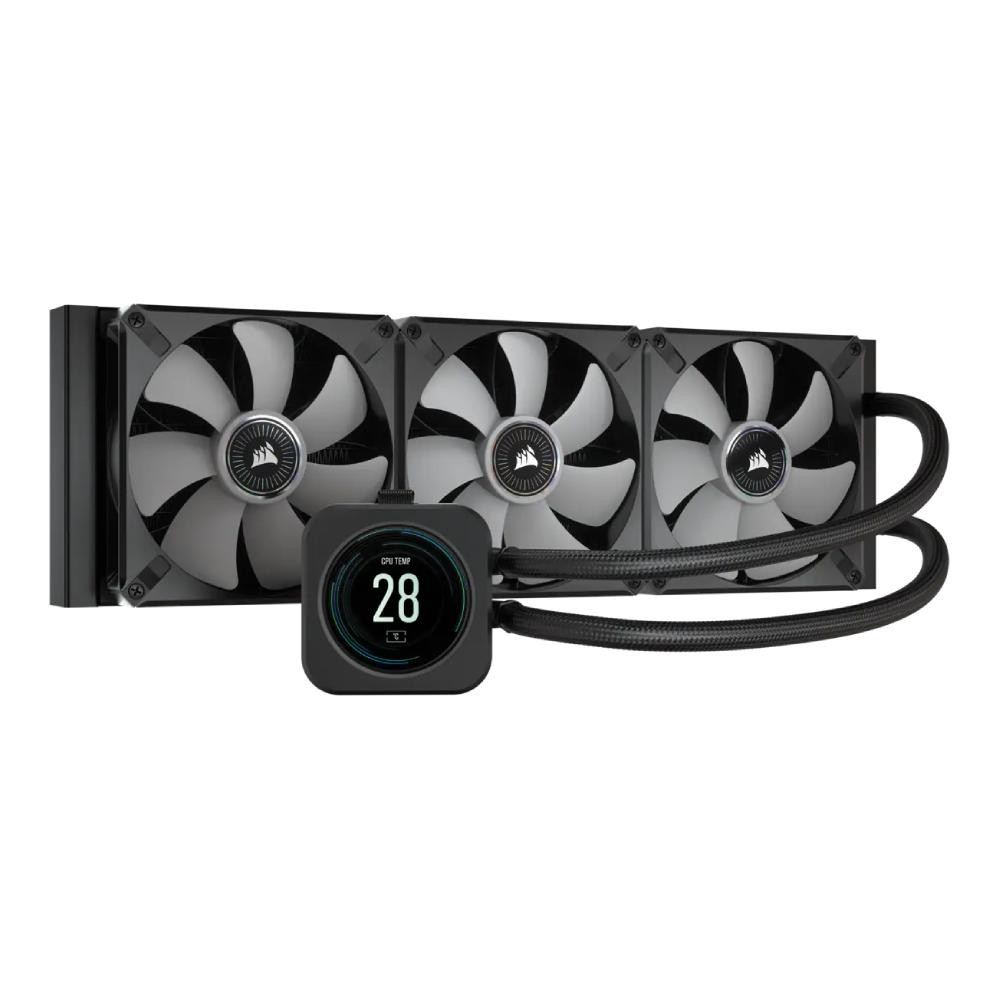 ชุดระบายความร้อนซีพียู Corsair CPU Liquid Cooler iCUE H150i RGB ELITE LCD