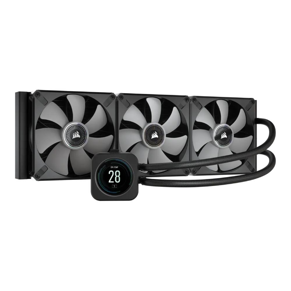 ชุดระบายความร้อนซีพียู Corsair CPU Liquid Cooler iCUE H170i RGB ELITE LCD