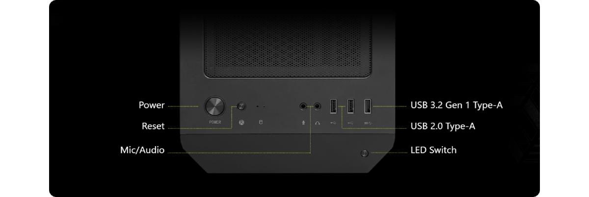 เคสคอมพิวเตอร์ MSI Computer Case MAG Forge M100R