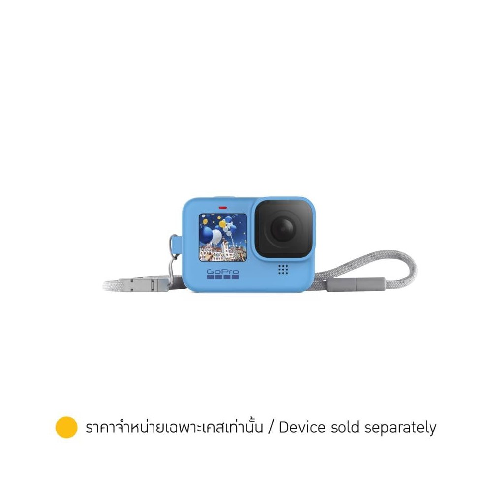 เคสกล้อง GoPro Sleeve + Lanyard for HERO12/11/10/9 Blue