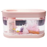 ตู้ปลา Xiaomi Descriptive Geometry Amphibious Ecological Lazy Fish Tank Pink