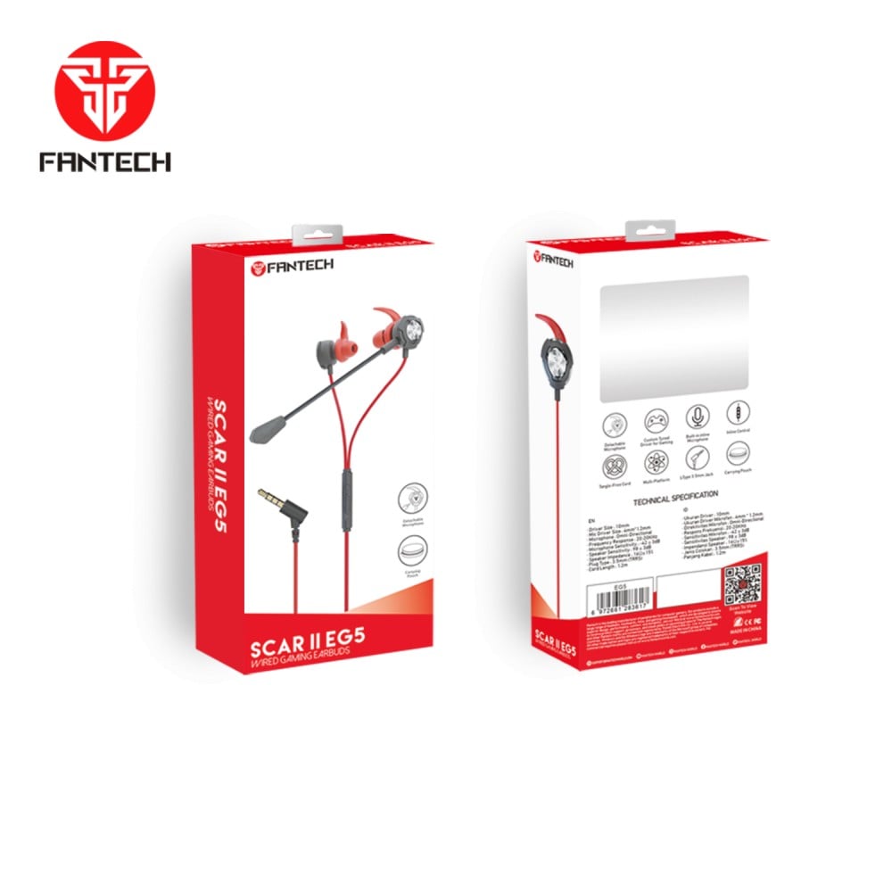หูฟังเกมมิ่ง Fantech Gaming In-ear Earphone EG5
