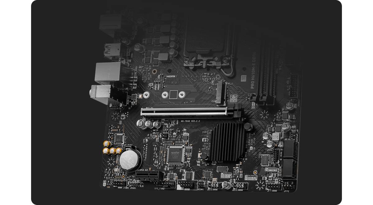 เมนบอร์ด MSI Mainboard PRO H610ME DDR4 LGA1700