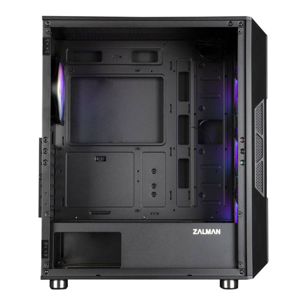 Zalman i3 NEO TG Black táp nélküli ablakos ház fekete