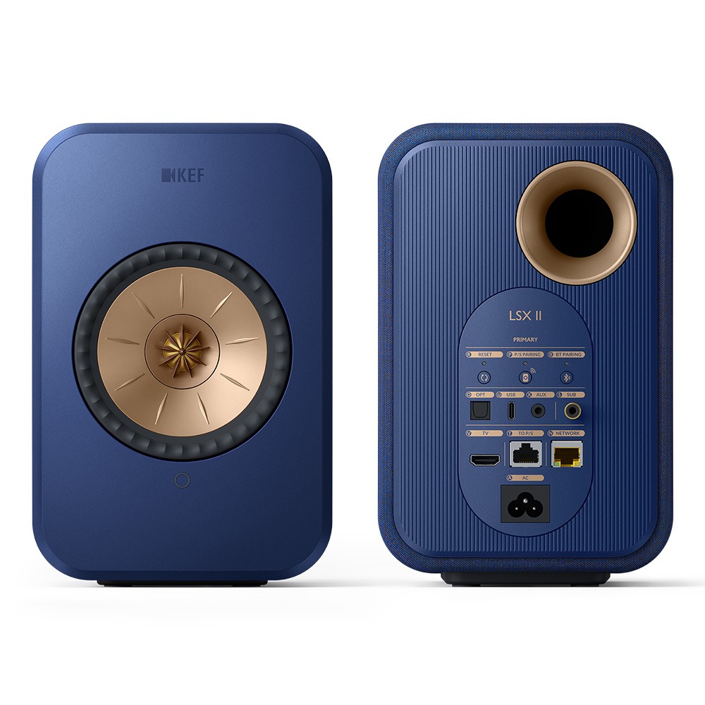 ลำโพงบลูทูธ KEF LSX II Cobalt Blue