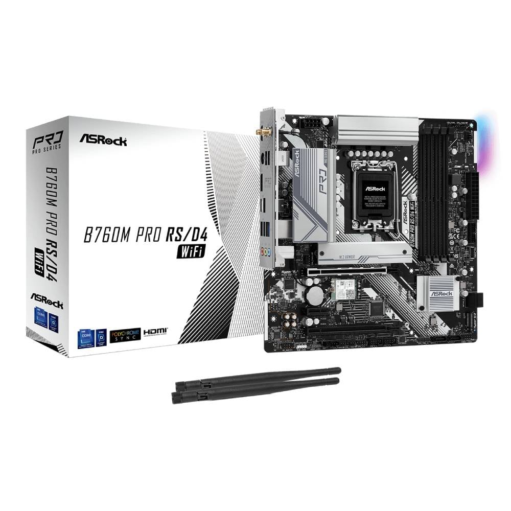 ASRock B660M DDR4 32GB AX210NGW WiFiアンテナ（ASRock