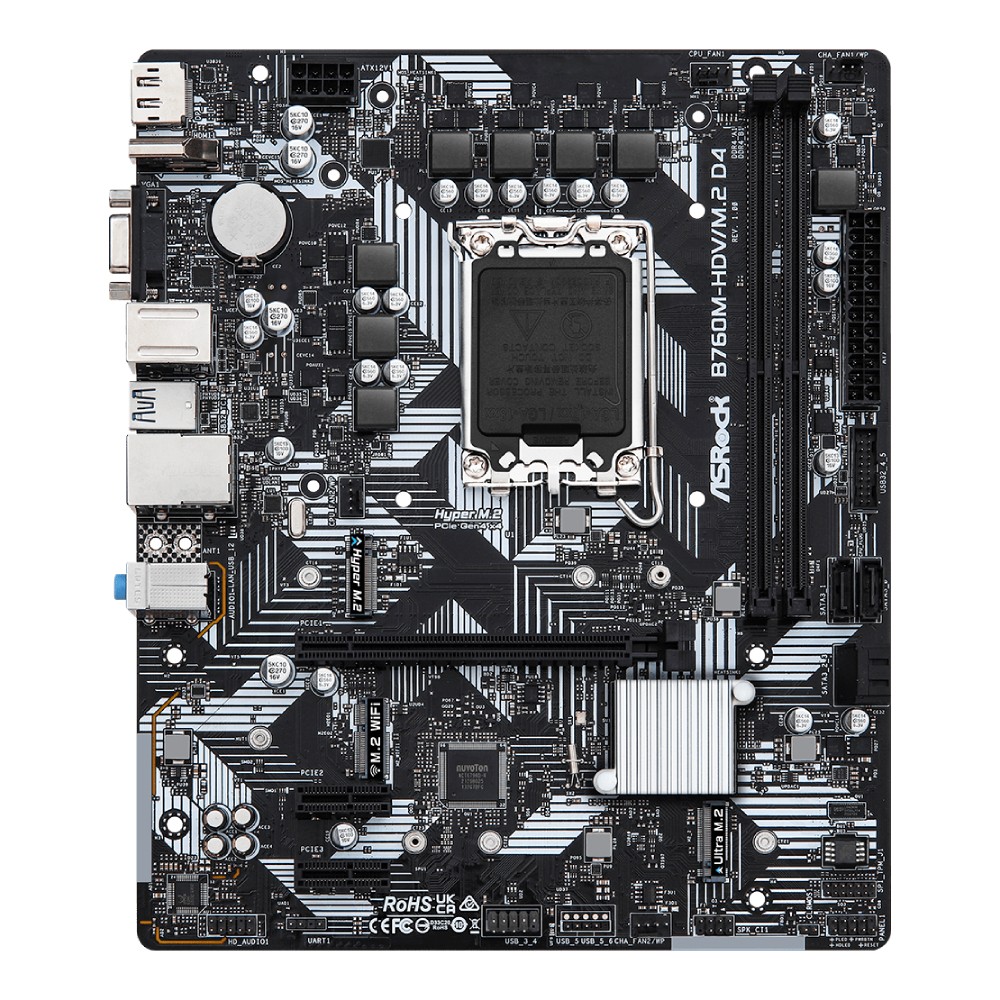 เมนบอร์ด ASRock B760M-HDV/M.2 DDR4 LGA-1700