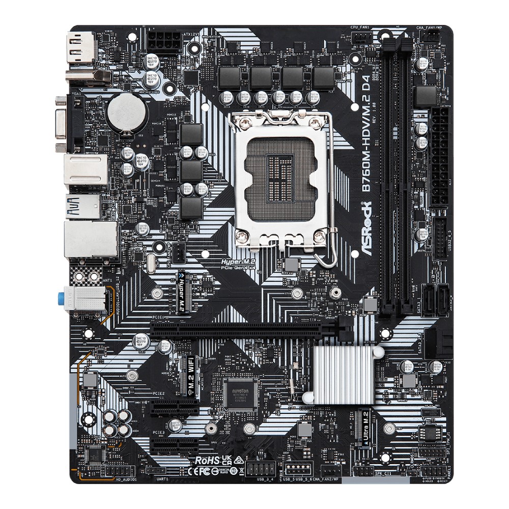 เมนบอร์ด ASRock B760M-HDV/M.2 DDR4 LGA-1700