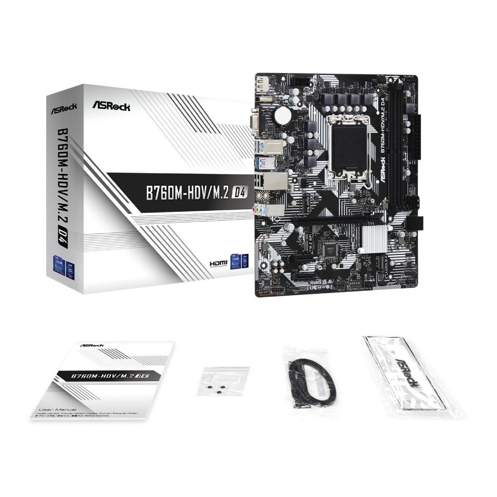 เมนบอร์ด ASRock B760M-HDV/M.2 DDR4 LGA-1700