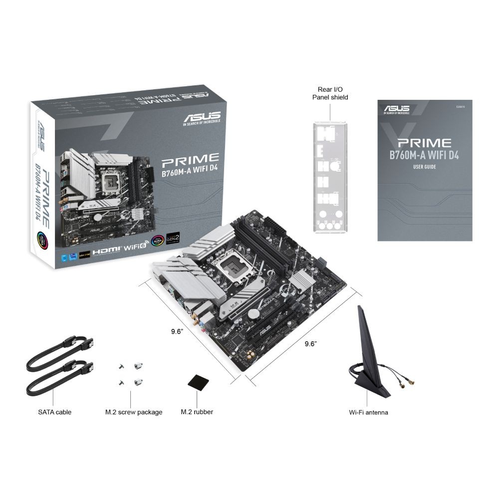 เมนบอร์ด ASUS Prime B760M-A D4-WIFI LGA-1700