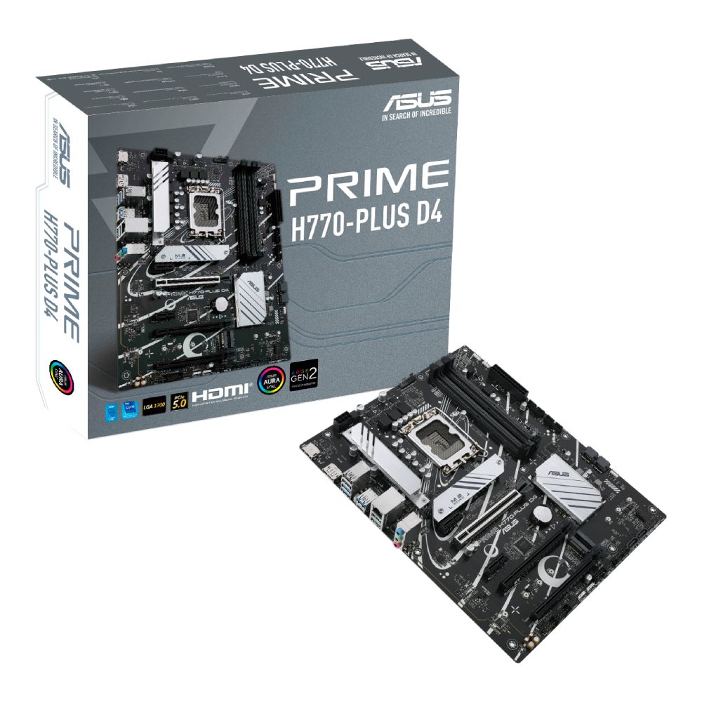 ASUS PRIME H770-PLUS D4 Intel 第13世代Coreプロセッサー対応 H770