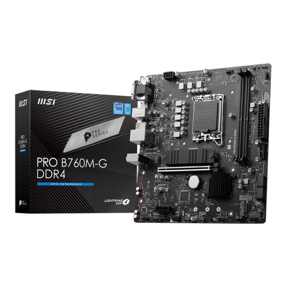 เมนบอร์ด MSI PRO B760M-G DDR4 LGA-1700