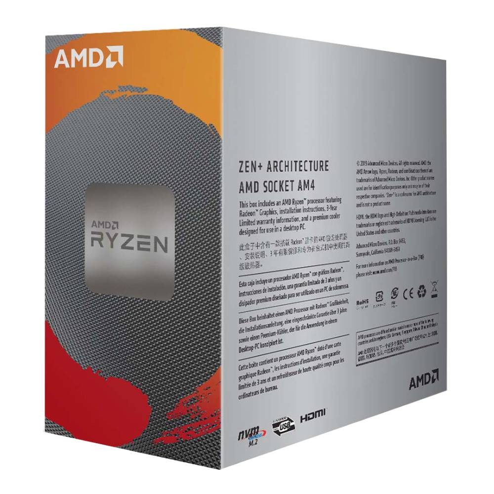 ซีพียู AMD Ryzen 3 3200G 3.6GHz 4C/4T AM4
