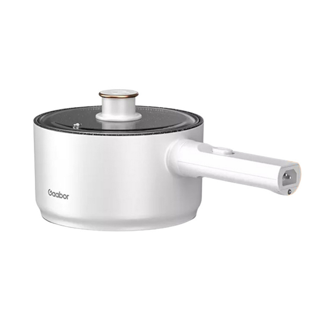 หม้ออเนกประสงค์ Gaabor Electric Cooking Pot White มีด้ามจับ อุ่นอาหาร