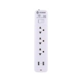 ปลั๊กไฟ Toshino Plug 6 Way 2 Switch 3M. (SOD-63)