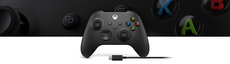 คอนโทรลเลอร์ Xbox Wireless Controller + สาย USB-C เพื่อประสบการณ์การ ...