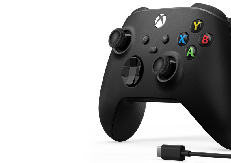 คอนโทรลเลอร์ Xbox Wireless Controller + สาย USB-C เพื่อประสบการณ์การ ...