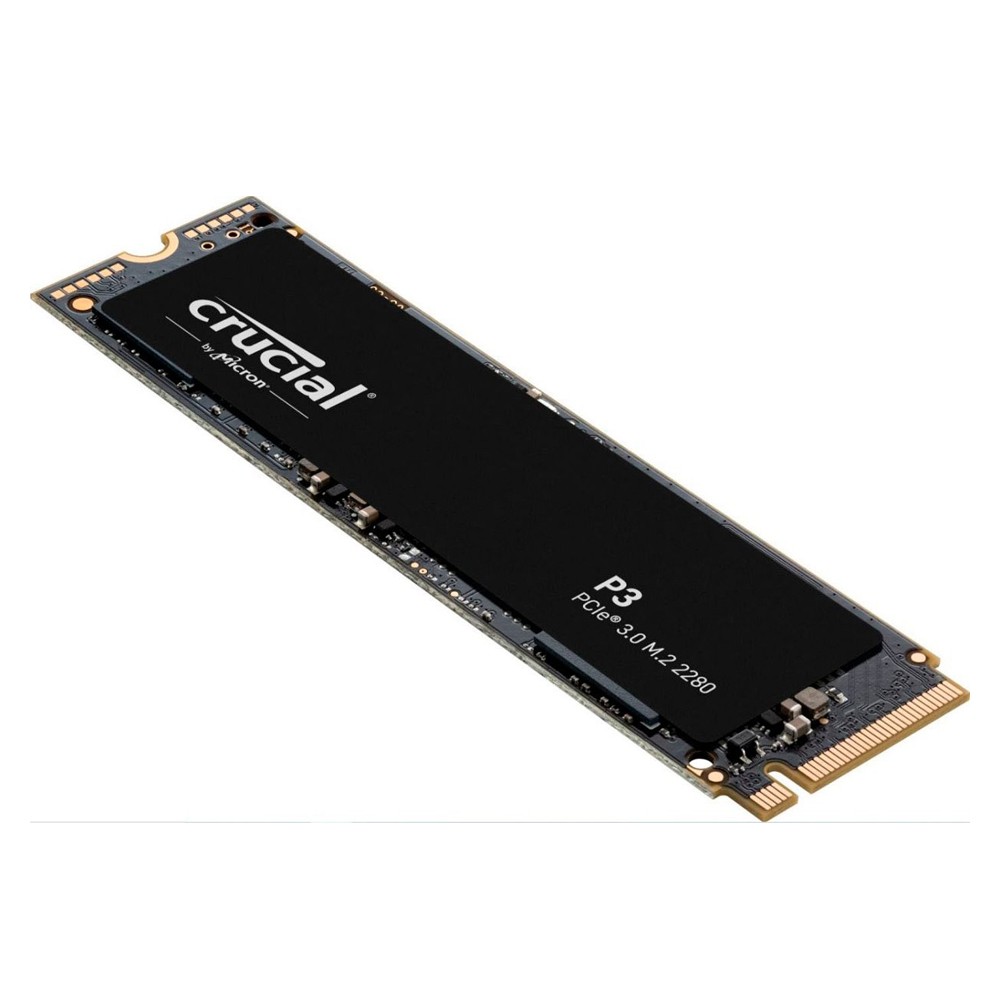 การ์ดเอสเอสดี Crucial SSD P3 1TB M.2 PCIe/NVMe R3500MB/s W3000MB/s - 3 Year