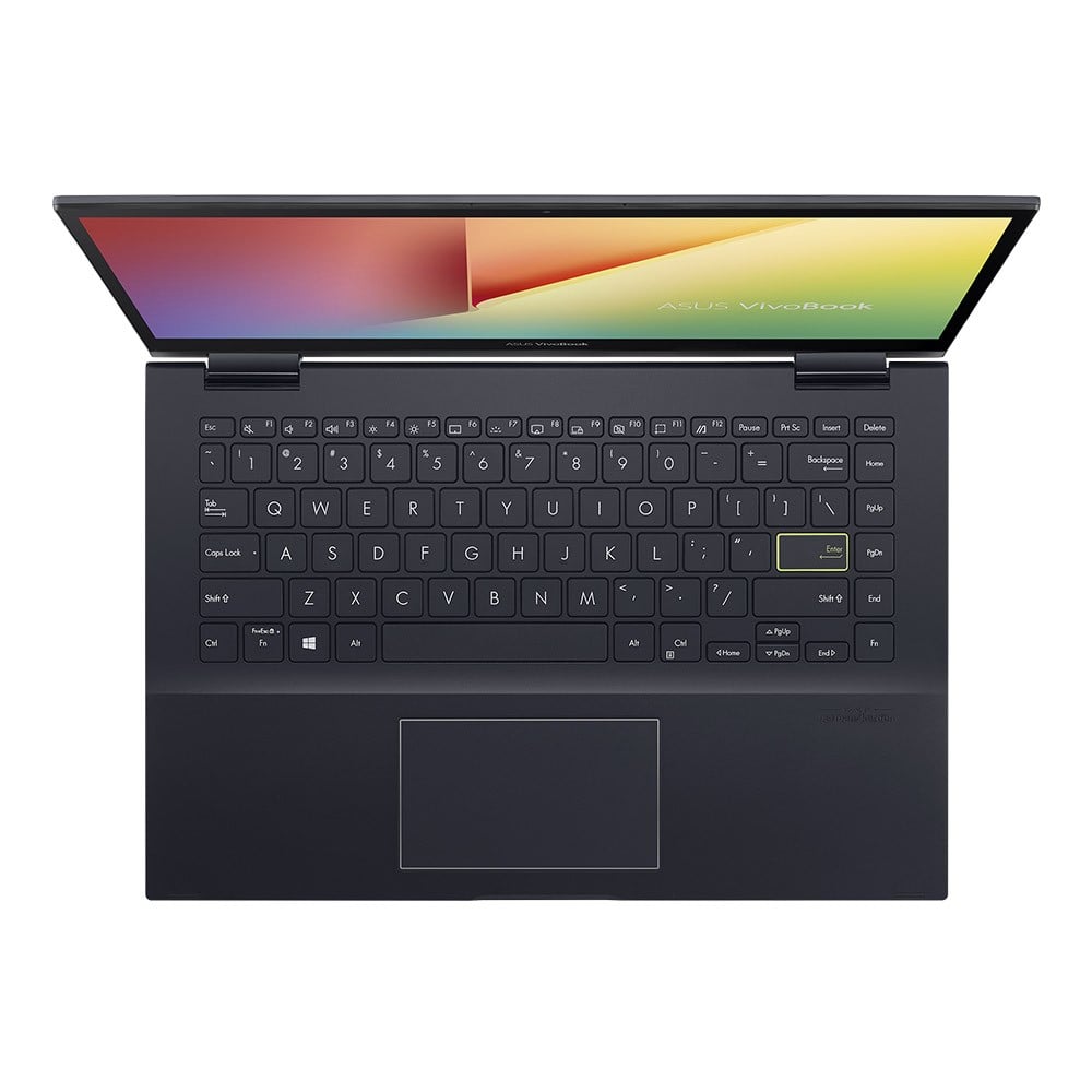 โน๊ตบุ๊ค - Asus Notebook VivoBook Flip 14 TM420IA-EC202TS Black