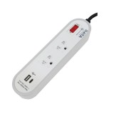 ปลั๊กไฟ DATA Plug 2 Way 1 Switch 2 USB 3M. (APUC3146 3M)