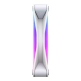 พัดลมคอม NZXT FAN F120 120mm (1x120mm) RGB DUO White : RF-D12SF-W1