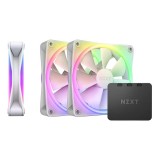 พัดลมคอม NZXT FAN F120 120mm (3x120mm) RGB DUO White : RF-D12TF-W1