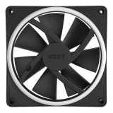 พัดลมคอม NZXT FAN F140 140mm (1x140mm) RGB DUO Black : RF-D14SF-B1