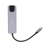 Anitech 6 in 1 USB-C Hub (RA502) Gray