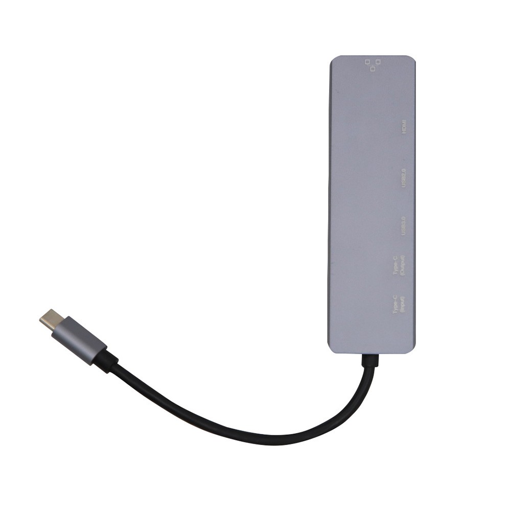 Anitech 6 in 1 USB-C Hub (RA502) Gray